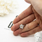 Η συνήθεια Zircon γαμήλιων δαχτυλιδιών μόδας ρητίνης 24k χτυπά το κόσμημα για τα άτομα