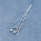 16G ασημένια αλυσίδων αυτιών διαπεραστικοα σκουλαρίκια μανσετών χόνδρου χάλυβα κοσμημάτων χειρουργικά